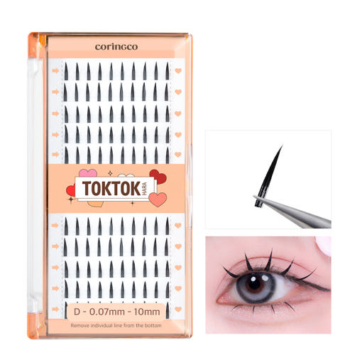 CORINGCO Toktok-Hara Bold Eyelash 100pcs (3 Types)