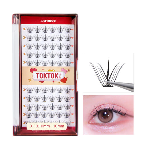 CORINGCO Toktok-Hara Cupid Eyelash 60pcs (3 Types)