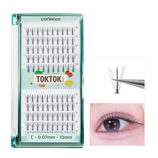 CORINGCO Toktok-Hara W Eyelash 100pcs (4 Types)